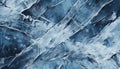 Abstract winter landscape blue ice crystal reflects nature beauty generated by AI Royalty Free Stock Photo