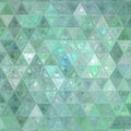 Abstract winter mosaic background in blue and turquoise colors