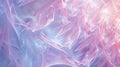 Abstract winter pastel pink icy translucent glowing pattern