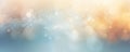 Abstract wintry sky featuring glittering bokeh backdrop, perfect for classic Xmas scene visuals. Generative AI