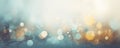 Abstract wintry sky featuring glittering bokeh backdrop, perfect for classic Xmas scene visuals. Generative AI