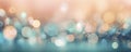 Abstract wintry sky featuring glittering bokeh backdrop, perfect for classic Xmas scene visuals. Generative AI