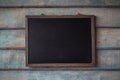 Abstract wood frame Chalk rubbed out on blackboard or chalkboard texture. clean school board for background or copy space for add Royalty Free Stock Photo