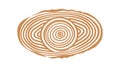 Abstract Wood Grain Spiral: Natural Texture Organic Design, vector design Generative AI Royalty Free Stock Photo