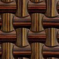 Abstract wooden paneling - seamless background - Ebony wood Royalty Free Stock Photo