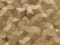 Abstract wooden polygonal background