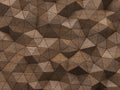 Abstract wooden polygonal background