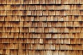 Abstract wooden texture of cedar shingles Royalty Free Stock Photo