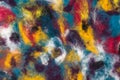 Abstract wool colors