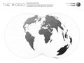 Abstract world map. Royalty Free Stock Photo
