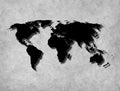 Abstract World Map background with texture