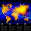 Abstract world map Royalty Free Stock Photo