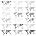 Abstract World Map vector