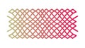 Abstract Woven Mesh Pattern in Warm Gradients, vector design Generative AI Royalty Free Stock Photo