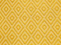 Geometric Diamond Rhombus Pattern Fabric Texture Background Design Textile Weave. Royalty Free Stock Photo