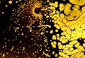 Abstract yellow background rtexture. Royalty Free Stock Photo