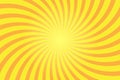 Abstract yellow background with sun ray. Summer vector illustration Royalty Free Stock Photo