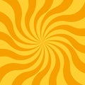 Abstract yellow background with sun ray. Summer vector Royalty Free Stock Photo