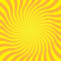 Abstract yellow background with sun ray. Summer vector illustration Royalty Free Stock Photo