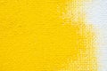 Abstract yellow background white grunge border yellow color with white canvas edges, vintage grunge background texture Royalty Free Stock Photo