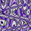 Abstract violet pattern texture, kaleidoscope continuous background