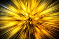 Abstract yellow blur background on black background Royalty Free Stock Photo