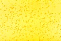 Abstract yellow bubbles background