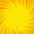 Abstract yellow comic burst concept Royalty Free Stock Photo