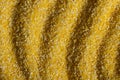 Abstract Yellow Cooking Corn Grits Background. Royalty Free Stock Photo