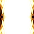 Abstract yellow flames