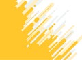 Abstract yellow and gray Rounded Lines dialognal Halftone Transition Background.