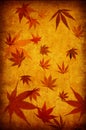 Abstract yellow grunge autumn background