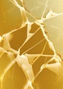 Abstract yellow ice background Royalty Free Stock Photo