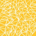 Abstract yellow mustard, white geometric and triangle patterns f Royalty Free Stock Photo