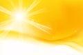 Abstract yellow and orange background with sunlight and flare element for summer vector illustration eps10 003 Royalty Free Stock Photo