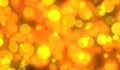 Abstract yellow-orange bright bokeh Space background Magic concept Light effect Royalty Free Stock Photo