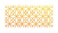 Abstract Yellow-Orange Geometric Lattice Pattern, vector design Generative AI Royalty Free Stock Photo