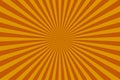 Abstract yellow and orange sun rays vector Royalty Free Stock Photo