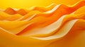 Abstract Yellow and Orange Waves Background Royalty Free Stock Photo