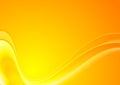 Abstract yellow orange wavy vector background