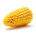 Abstract Yellow Porous Object with Intricate Net like Texture Royalty Free Stock Photo