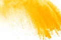 Abstract yellow powder Royalty Free Stock Photo