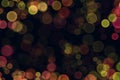 Abstract yellow ,red, orange, green bubbles. Festive soft background with colored circles Royalty Free Stock Photo