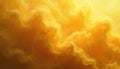 Abstract yellow smoke swirl forms ethereal cloud patterns. Soft glowing vapor creates dynamic texture background for design. Royalty Free Stock Photo