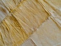 Abstract yellow soft leathe Chamois texture background Royalty Free Stock Photo