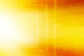 Abstract yellow square tech background.