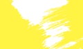 Abstract summer yellow and white paint grunge brush texture background