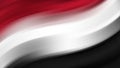 Abstract Yemen national flag. Flag of Yemen