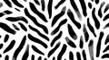 Abstract zebra print pattern with black and white stripes Royalty Free Stock Photo
