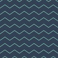 Abstract zig zag lines seamless pattern dark green grey colors Male fabric clothing background Boy clothing Royalty Free Stock Photo